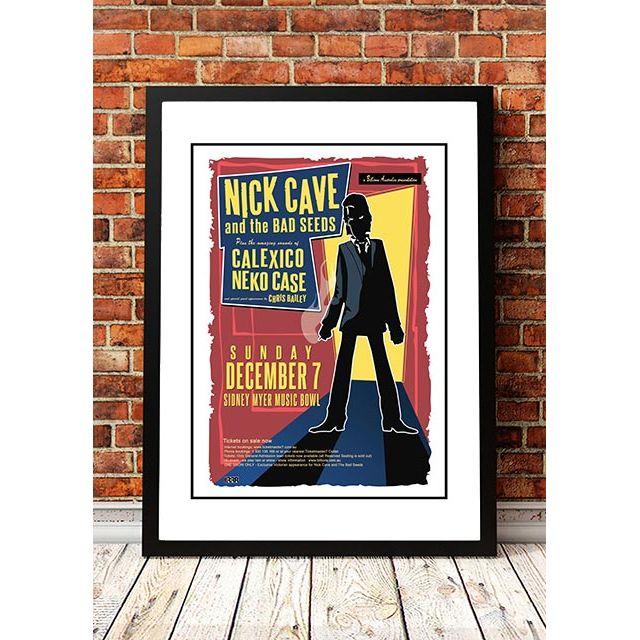 Nick Cave and the Bad Seeds ‘Myer Music Bowl’ Melbourne, Australian Tour Poster 2003 - Framed A3