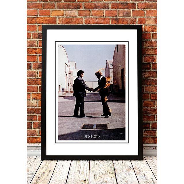 Pink Floyd 'Wish You Were Here' In Store Poster 1975- Framed A4