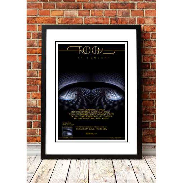 Tool 'Australian Tour' Poster 2020- Framed A4