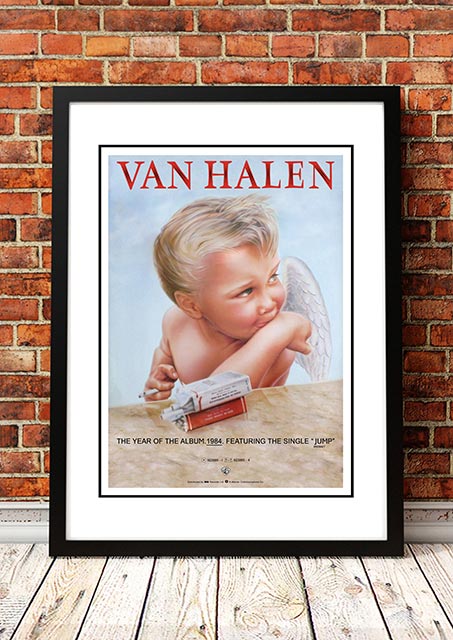 Van Halen '1984' In Store Poster - Framed A1