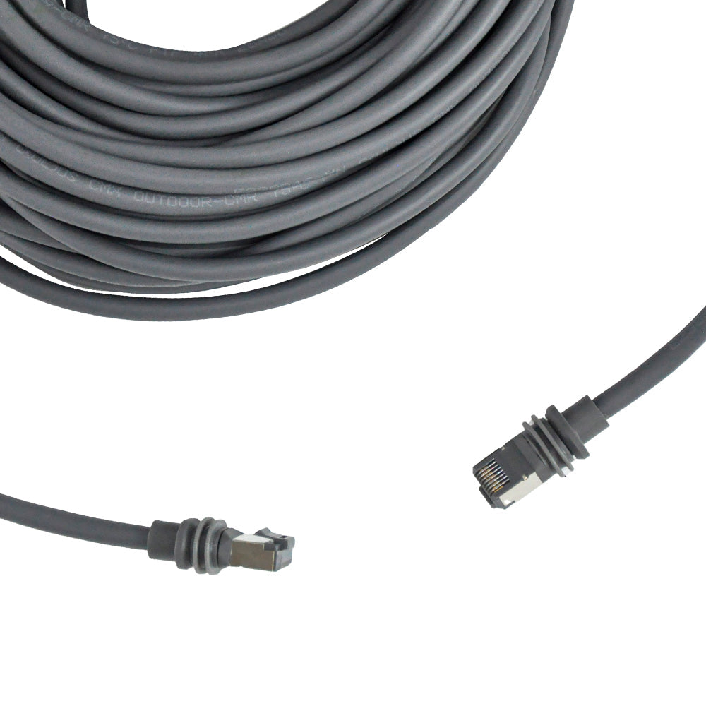 46M/150FT Replacement Gen 3 Cable 26AWG for Starlink Rectangular Satellite V3 Waterproof Weatherproof High Speed Supports Bandwidths up to 1200Mbps Gray