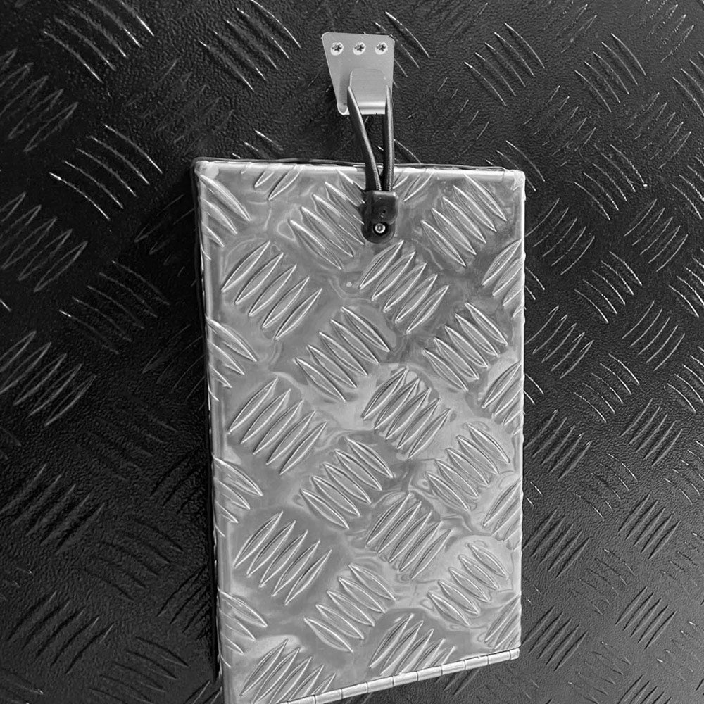 Truma Cowl Cover Silver Universal Aluminum Checker Plate External Flue Vent Spraying Console Replacement Part Fits Truma Water Heater 27x15x4cm