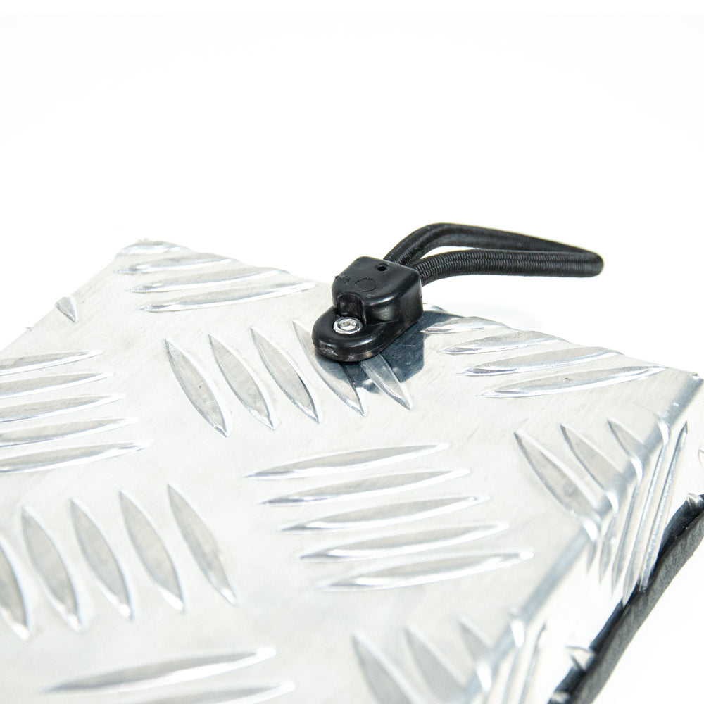 Truma Cowl Cover Silver Universal Aluminum Checker Plate External Flue Vent Spraying Console Replacement Part Fits Truma Water Heater 27x15x4cm