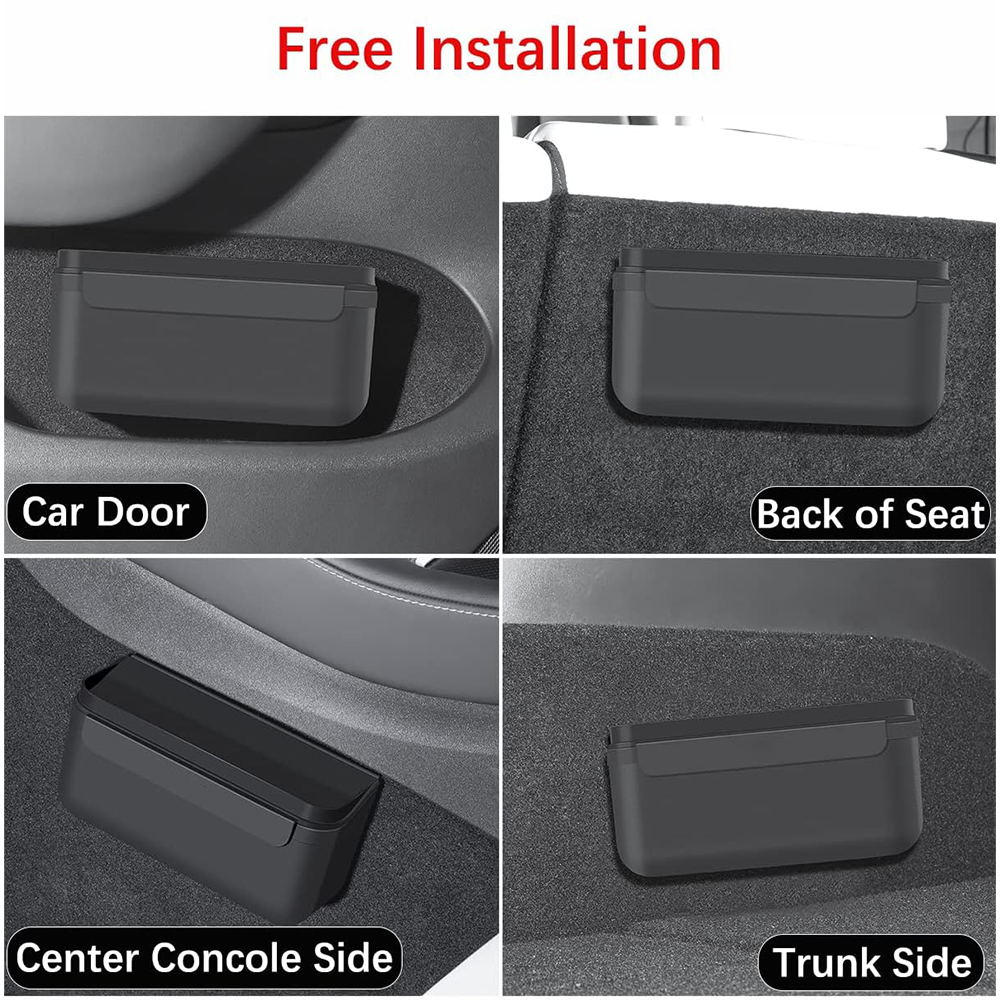 TPE Car Boot Organiser Australia | No-Sew Stitching Odourless Design | Reusable Velcro for Door/Center Console | Camping/Office Storage Box