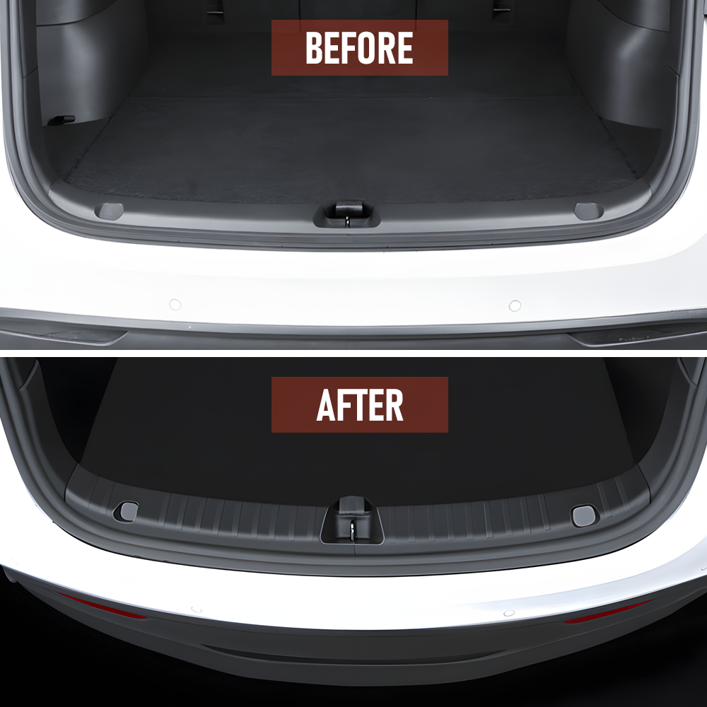 TPE Bumper Guard Custom Fit Tesla Model Y 2022-2023 Trunk Protector | Ultra-Flexible Cold-Resistant | OEM Design Camping Ready