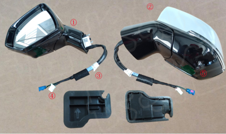 White 10 +1 Wire 2022 and before Great Wall Haval H6 Edition Electric Folding Steering Car Rearview Assembly Exterior Mirrors