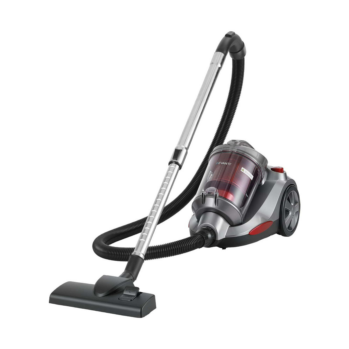 Devanti Vacuum Cleaner Bagless Canister 2000W 25kPa Powerful Suction 4L