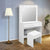 Levede Dressing Table Set Makeup Mirror-1917016716848795655