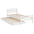 Artiss Bed Frame Single Size 2-in-1 Trundle Wooden White AVIS