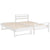 Artiss Bed Frame Single Size 2-in-1 Trundle Wooden White AVIS