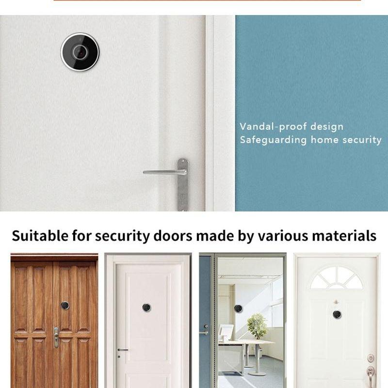 2.4 Screen Digital Peephole Viewer With 0.3Mp Camera And Door Bell-1915197756474003457