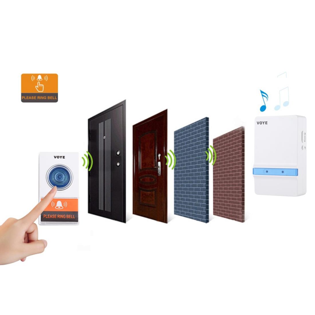 Home Music Remote Control Wireless Doorbell With 38 Polyphony Sounds White-1915196634195693576