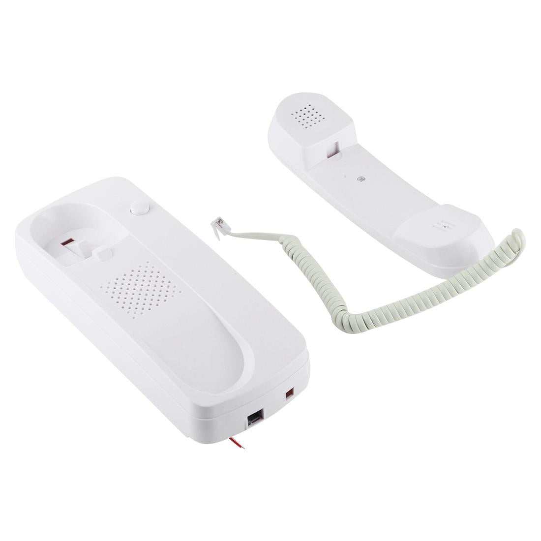 High-Definition Wired Intercom Doorphone - Two-Way Communication White-1915196639291772929