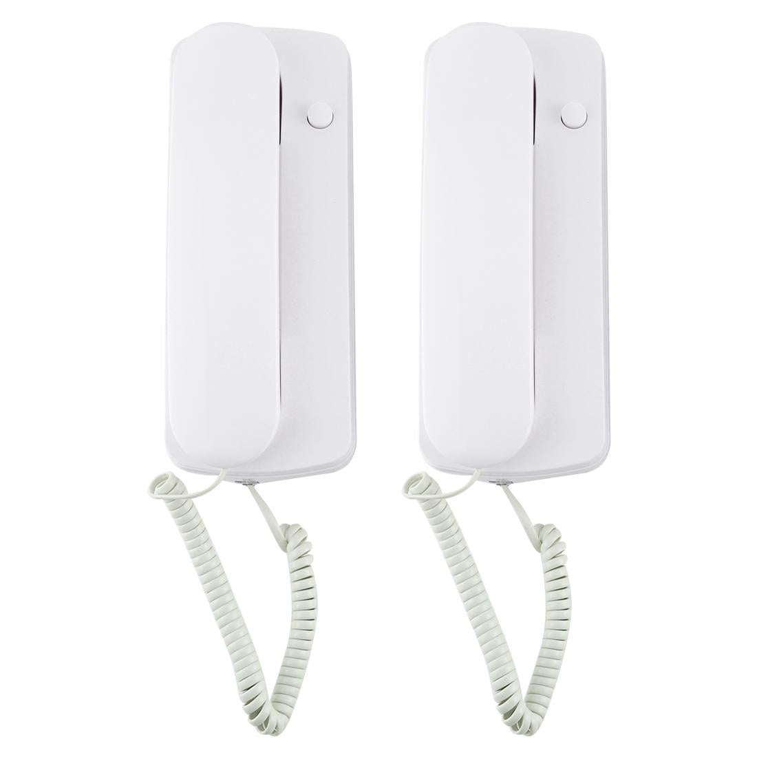 High-Definition Wired Intercom Doorphone - Two-Way Communication White-1915196639291772936