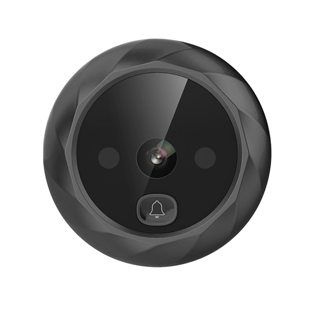 2.4 Tft Screen Digital Door Viewer With Infrared Night Vision & Wide Angle - Black-1915196766643425281