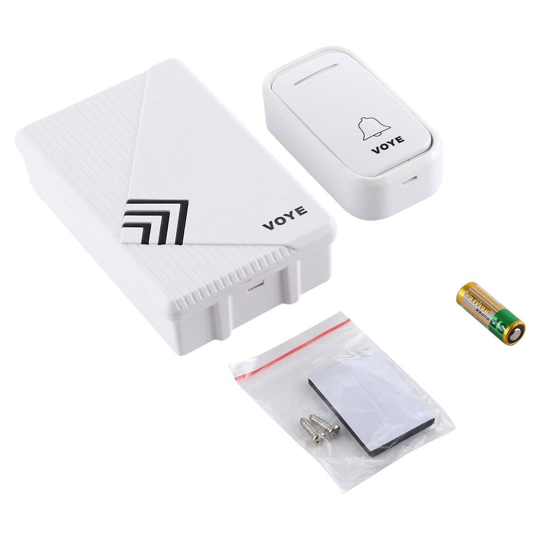 Home Music Remote Control Wireless Doorbell With 38 Polyphony Sounds White-1915196634384437254