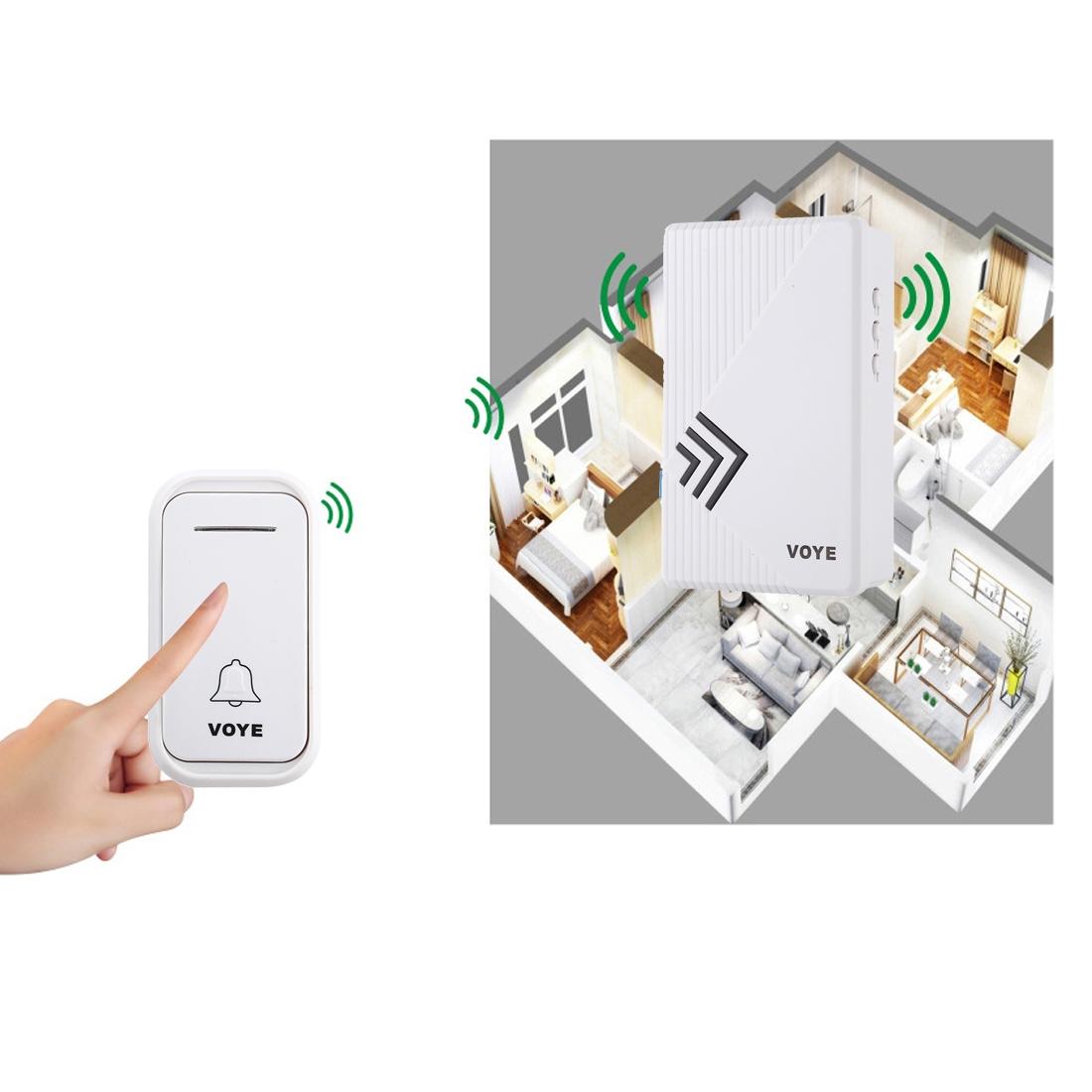 Home Music Remote Control Wireless Doorbell With 38 Polyphony Sounds White-1915196634384437256