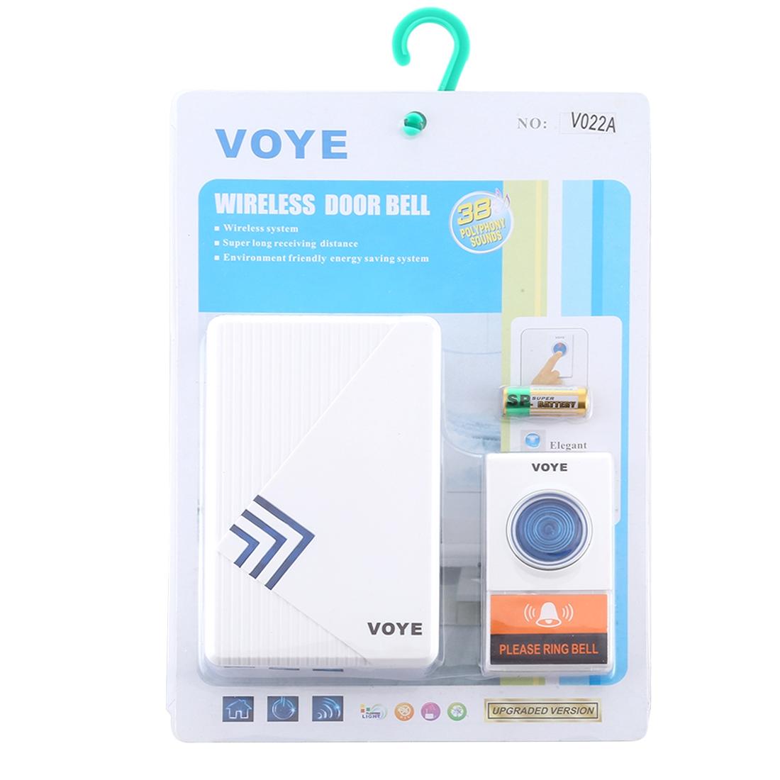 Wireless Doorbell With 38 Sounds And Remote Control-1915196635856637959