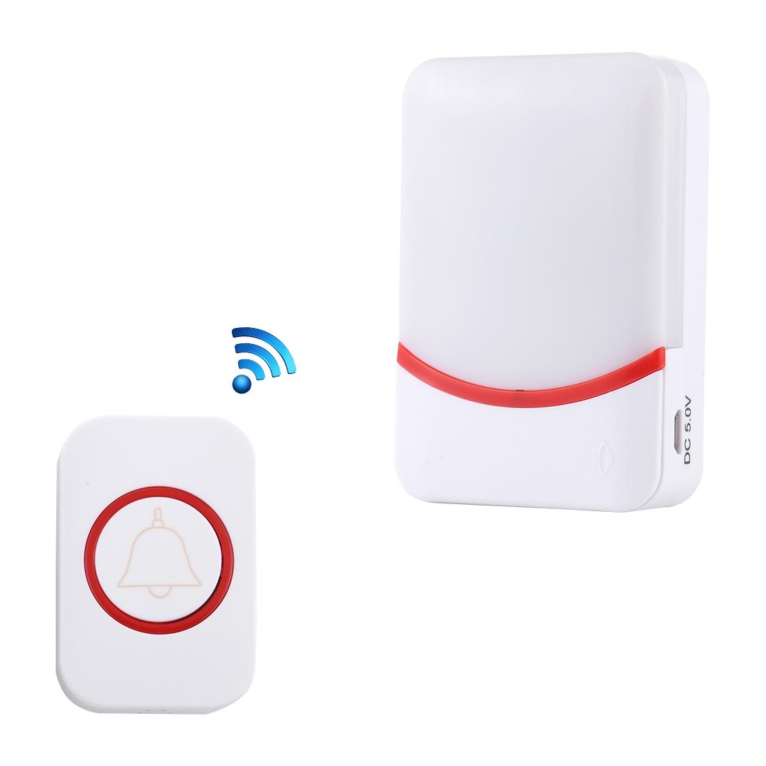 Wireless Doorbell With 38 Ringtones &amp; Flashing Lights - Home Music Remote Control-1915196634543820801