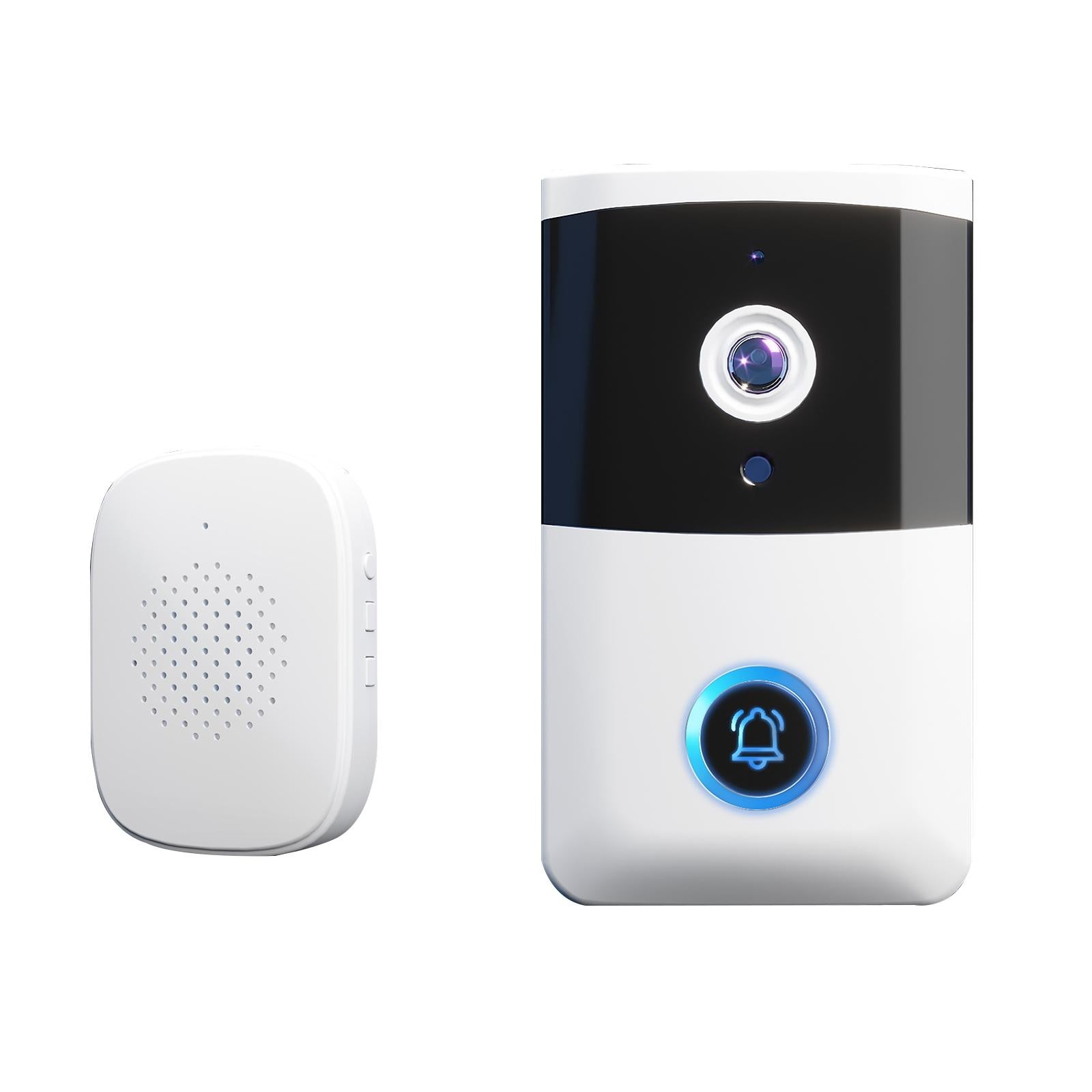 Wireless Security Doorbell With Bidirectional Voice Intercom-1915196634011144192