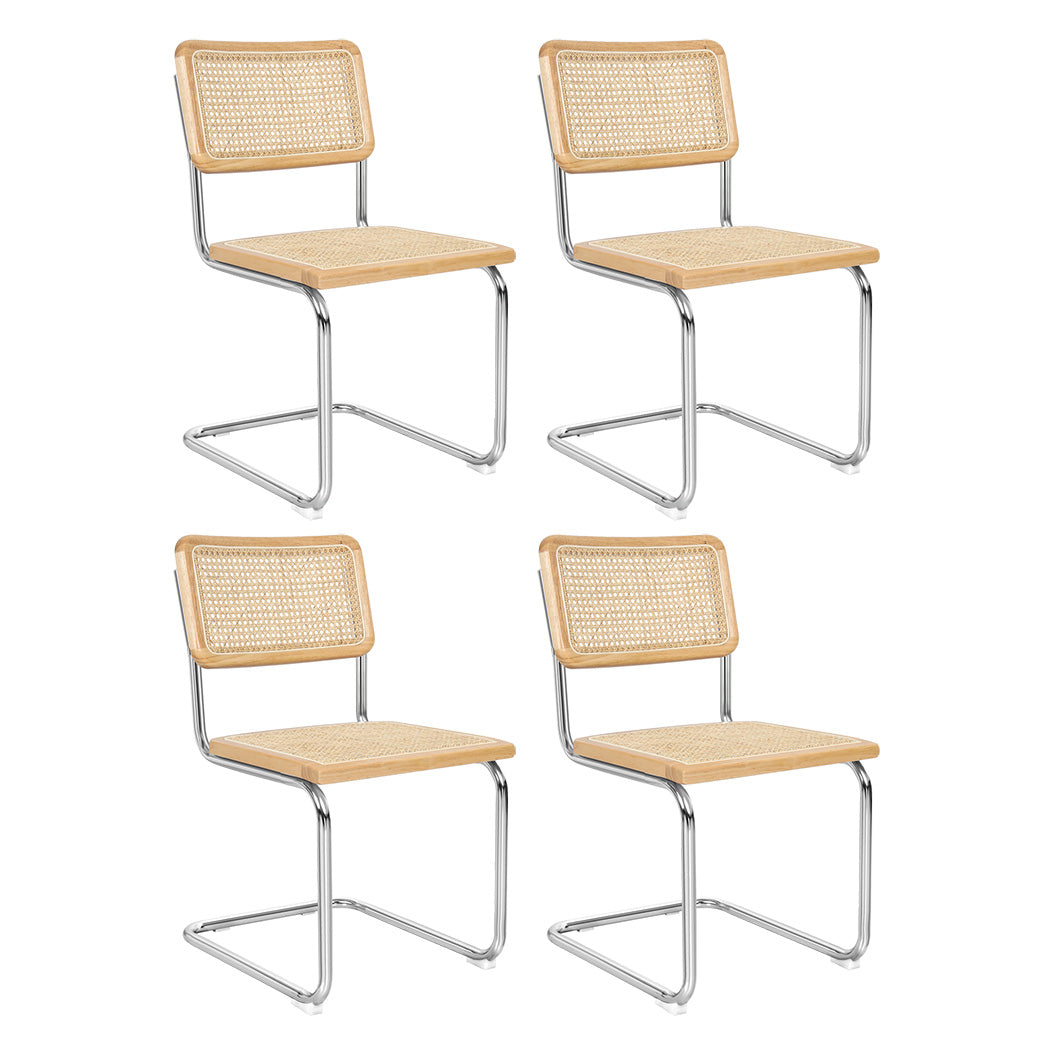 Levede 4x Rattan Chair Dining Chairs-1973193566658367488