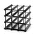 Artiss Wine Rack 12 Bottle Black