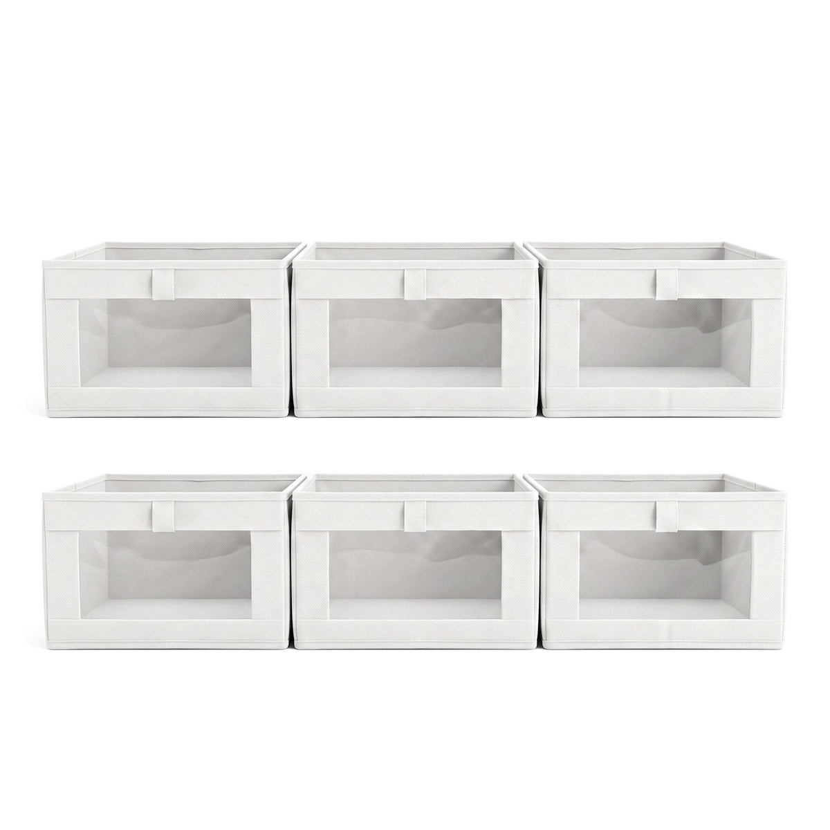 Artiss 6 Pack Linen Closet Organizers and Storage Foldable Clothing Bins