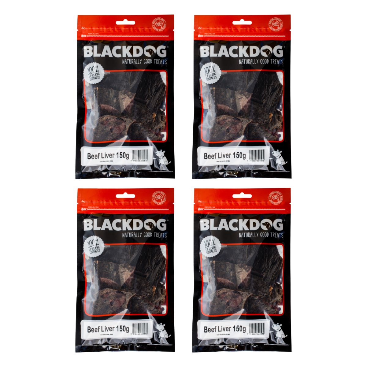 Blackdog Beef Liver 150g x 4pk-1973193584769372161