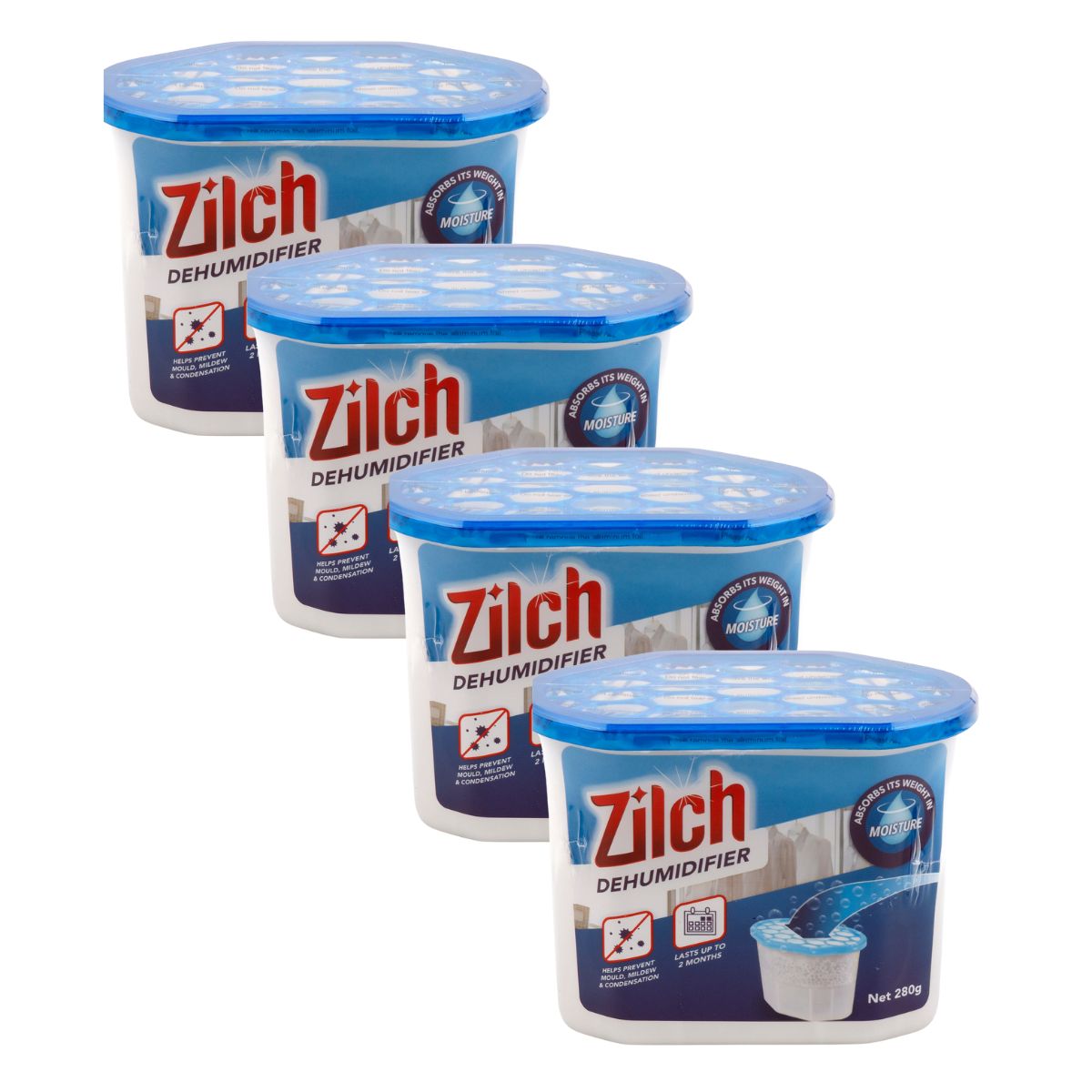 4x Zilch Dehumidifier 280g-1973193607074680833