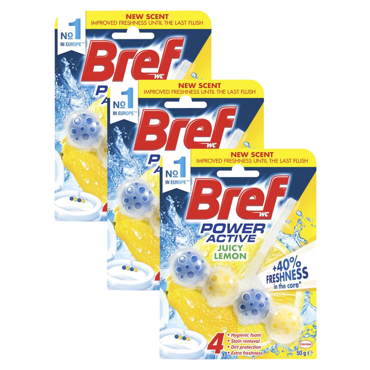 Bref Power Active Juicy Lemon 50g x3-1973193592499474432