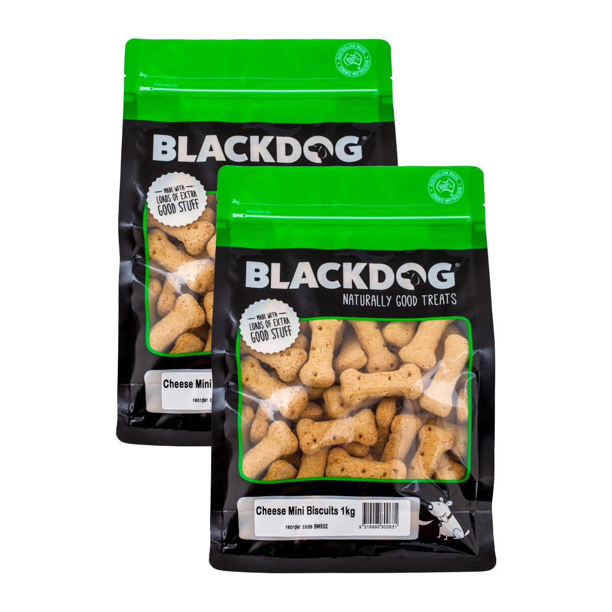 Blackdog Mini Cheese Biscuits 1kg x 2pk-1973193591266349058