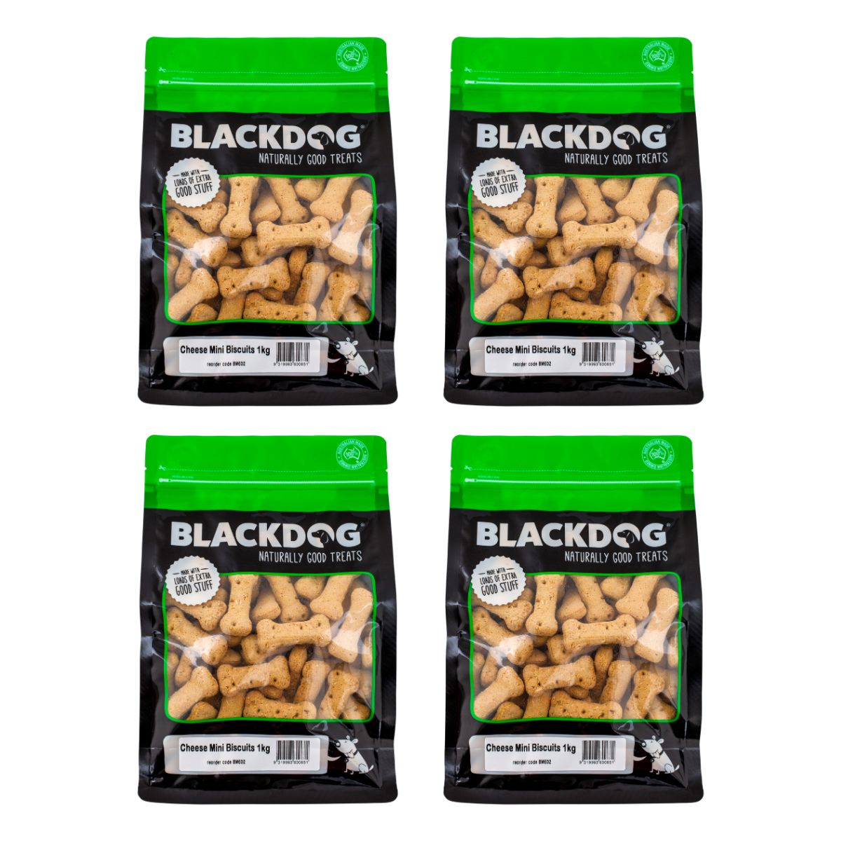 Blackdog Mini Cheese Biscuits 1kg x 4pk-1973193591639642112