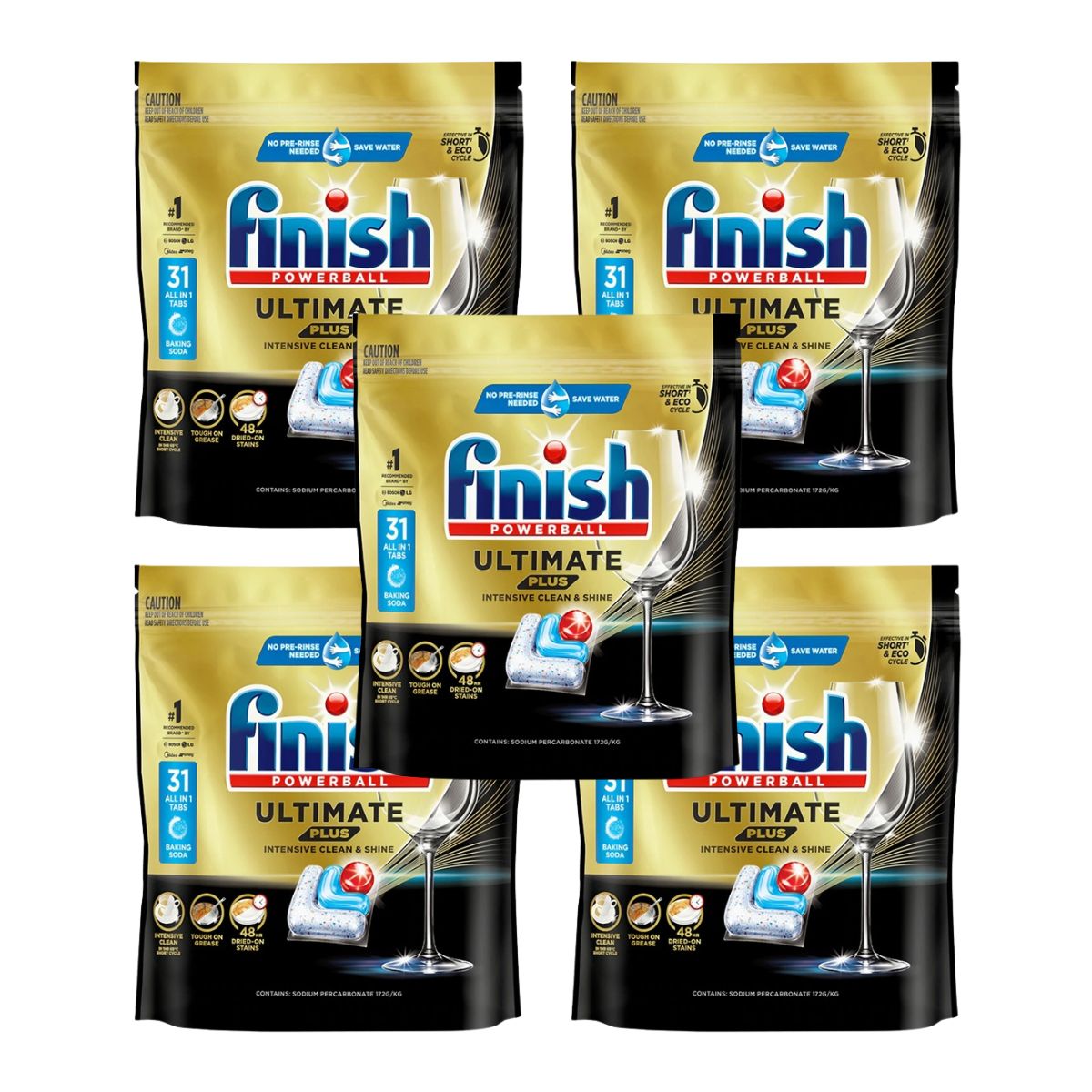 Finish Ultimate Plus x 155 Baking Soda Dishwasher Tablets-1973193596073021441