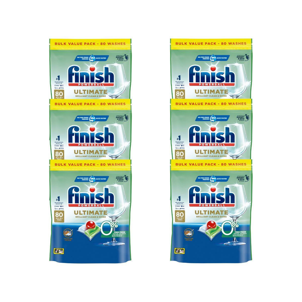 Finish Ultimate 0% Foam 480 Dishwasher Tablets-1973194175931355137
