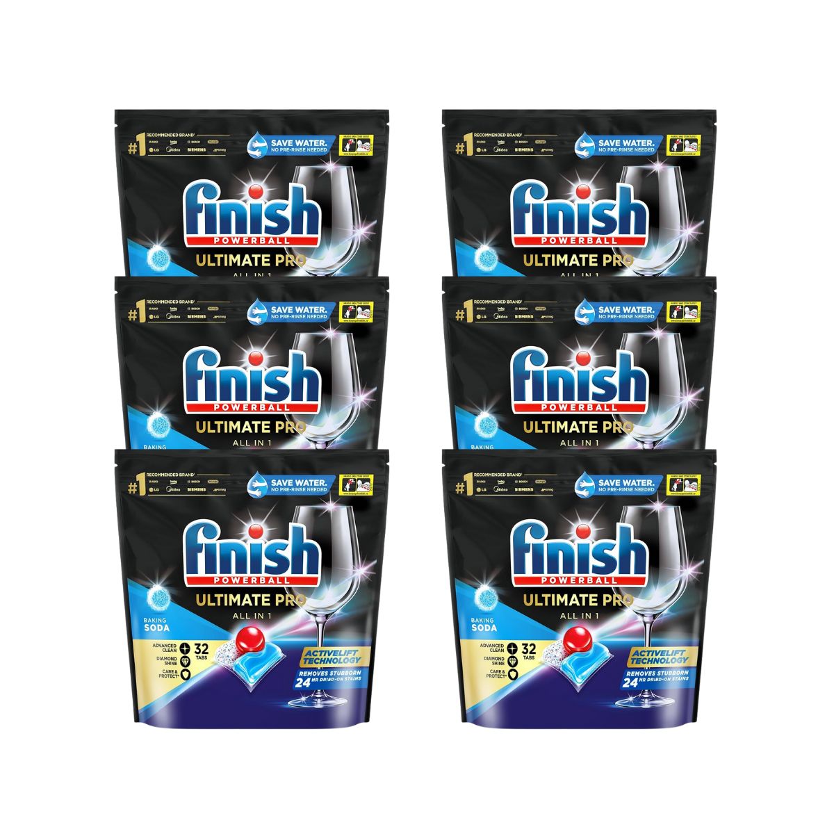 Finish Ultimate Pro 192 Baking Soda Dishwasher Tablets-1973194184307380224