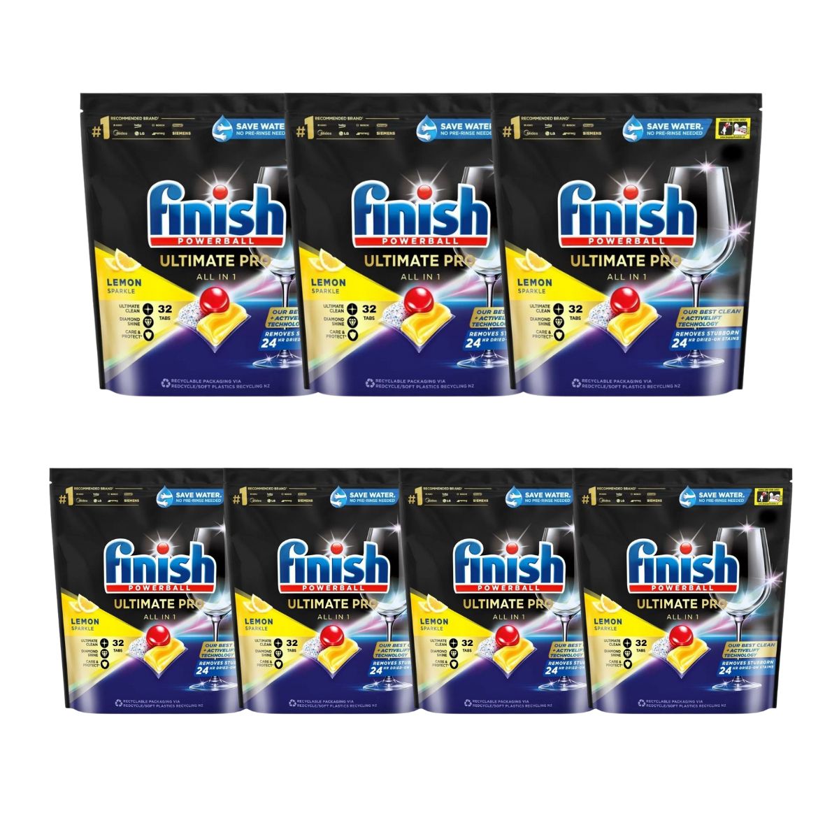 Finish Ultimate Pro 224 Lemon Dishwasher Tablets-1973194175071522816