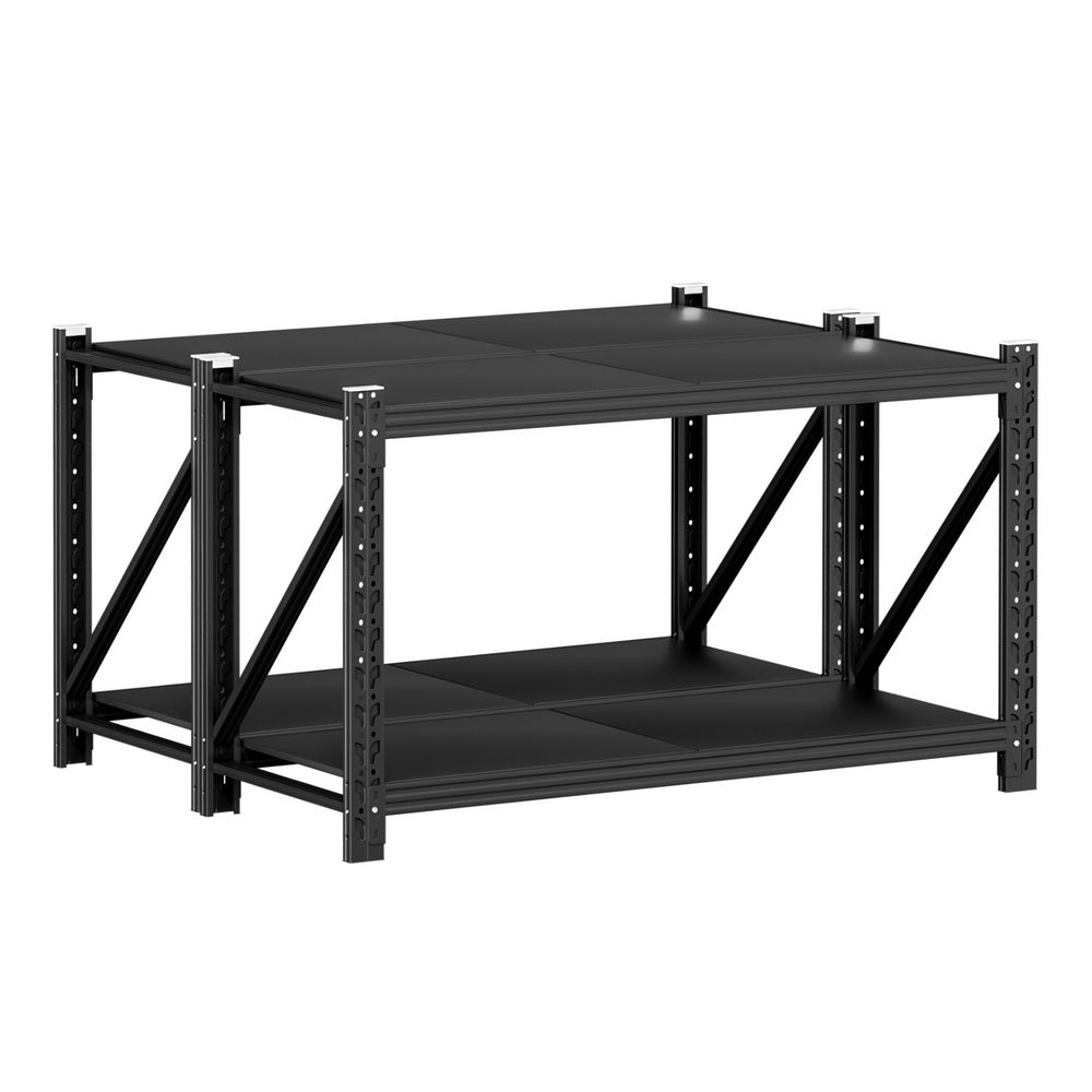 Giantz 2x 0.9M Garage Shelving Workbench Warehouse Rack