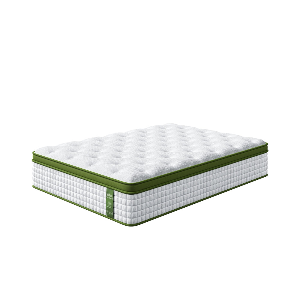 BedStory Double Mattress 34cm Medium - Hybrid Mattress for Pressure Relief Motion Isolation