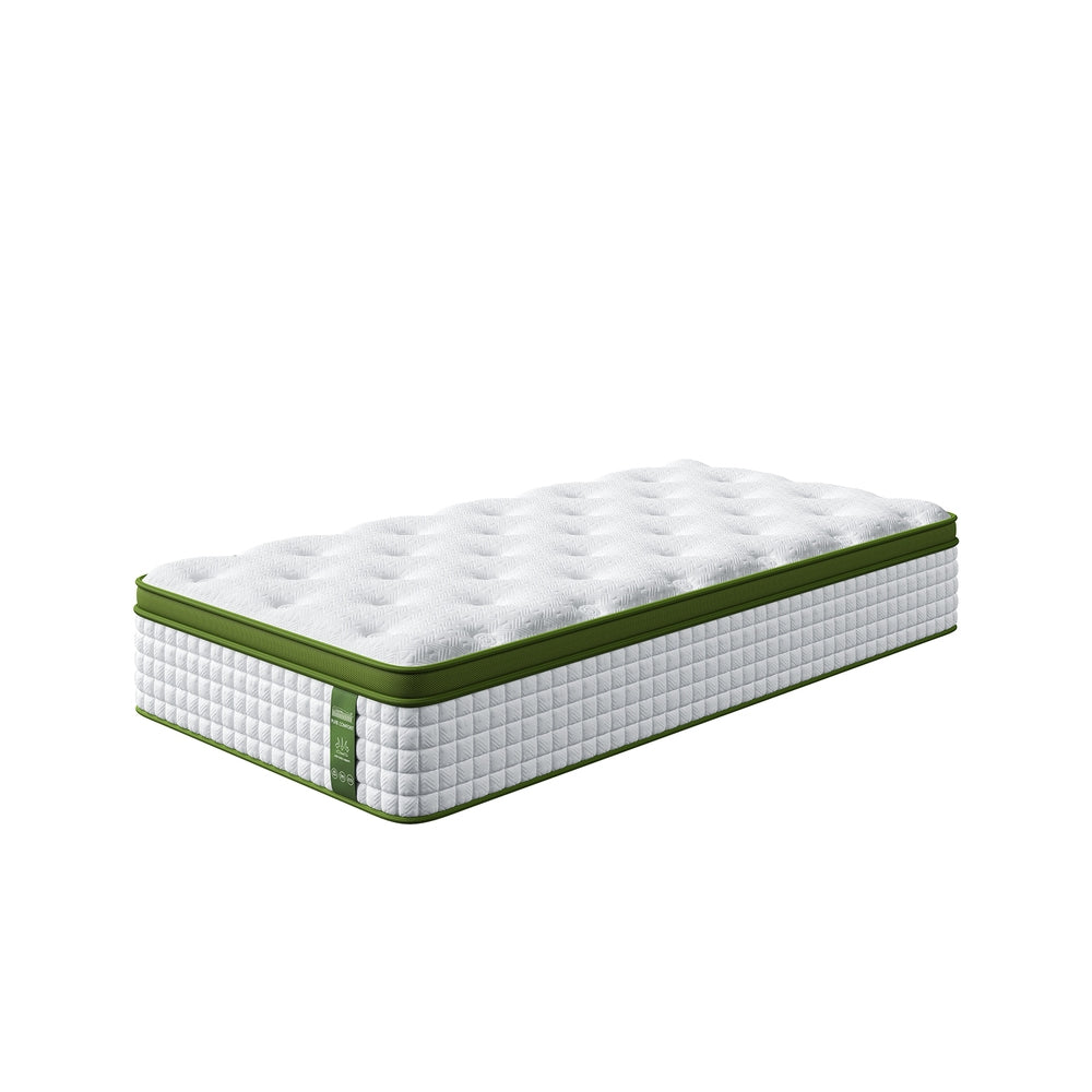 BedStory King Single Mattress 34cm Medium - Hybrid Mattress for Pressure Relief Motion Isolation