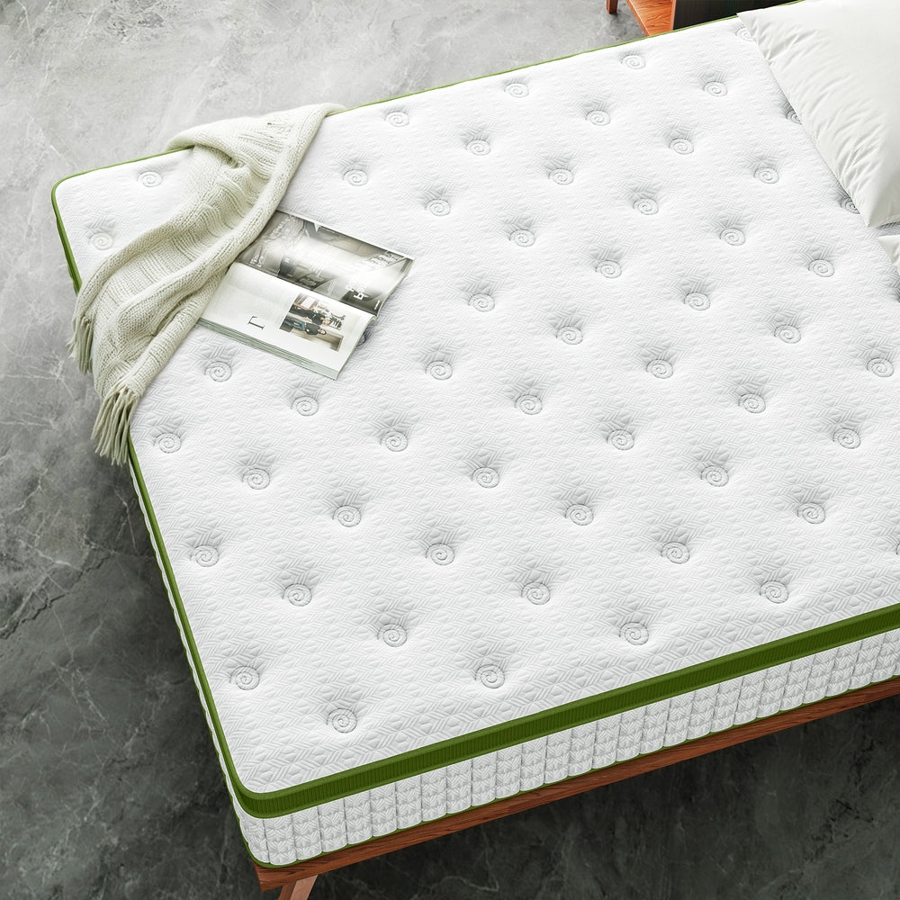 BedStory Queen Mattress 34cm Medium- Hybrid Mattress for Pressure Relief Motion Isolation