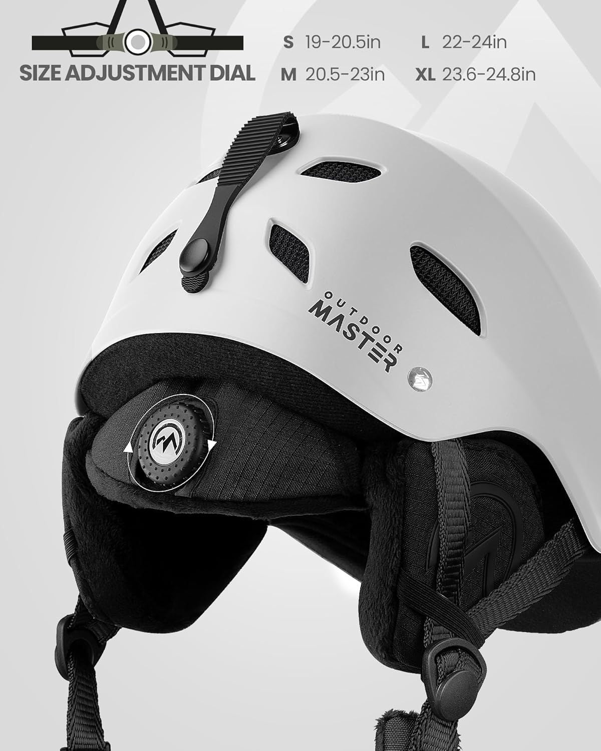 OutdoorMaster Youth & Kids Bike Helmet - Adjustable Multi-Sports Skateboard Helmet with Removable Liners for Balance Bike, Toddler Scooter, One Wheel Hoverboard-Blue-L