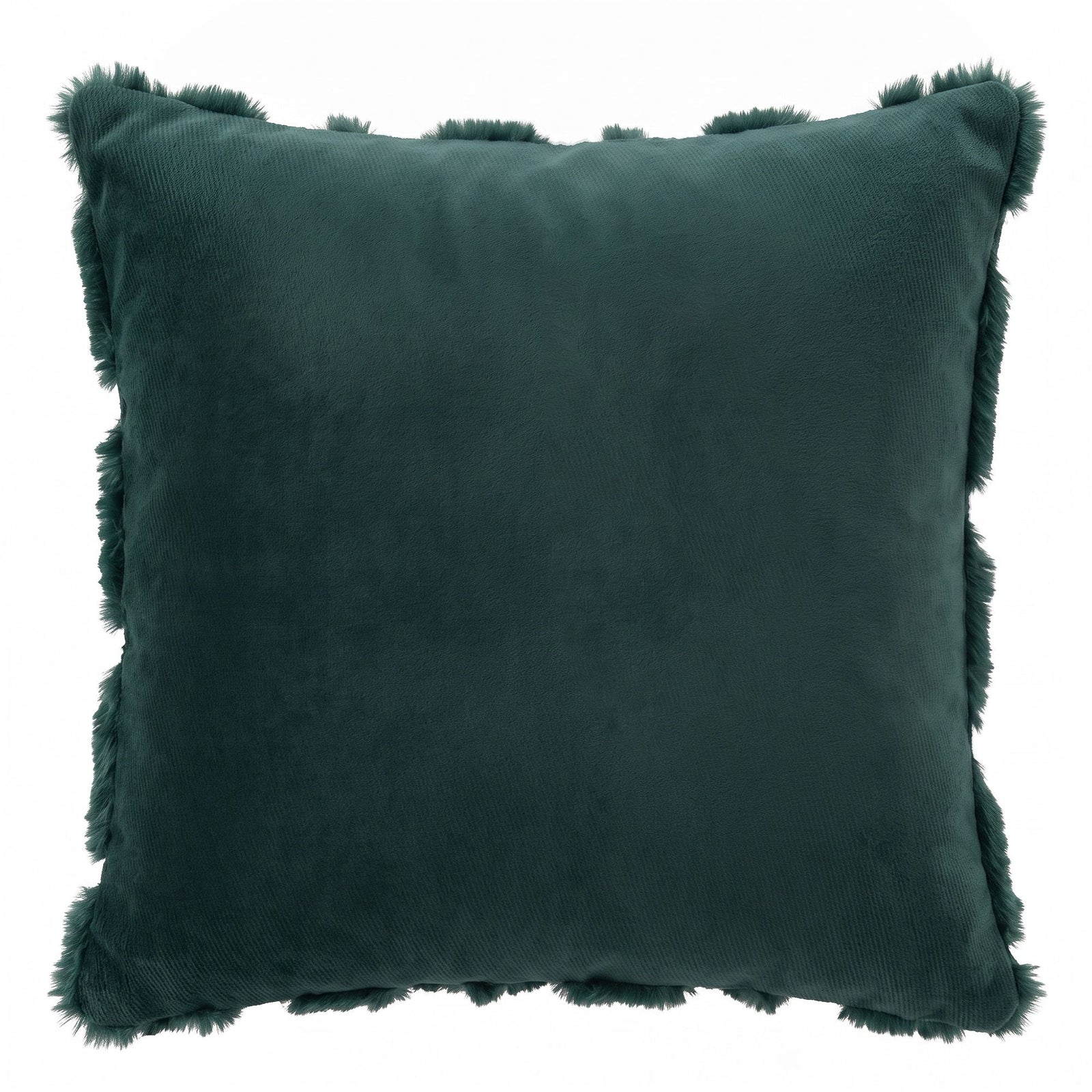 Jingle Jollys Christmas Tree Pillow Covers 2 Packs Cushion Covers Soft Faux Fur Jacquard Throw Pillow Covers 45 x 45cm Green