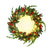 Jingle Jollys Christmas Wreath 60CM LED Garland Berries Pine Cones Party Decor