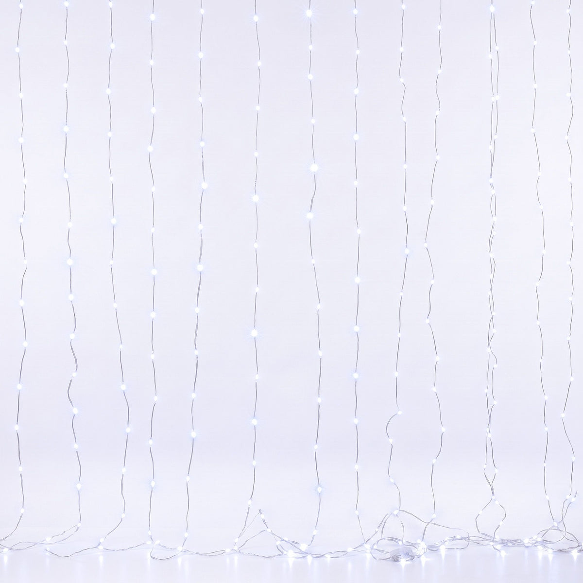 Jingle Jollys 3X3M Christmas Lights Curtain String Light 300 LED Cool White