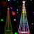 Jingle Jollys Christmas Tree 1.8m 265 RGB LED Fairy Lights Xmas Trees Decoration