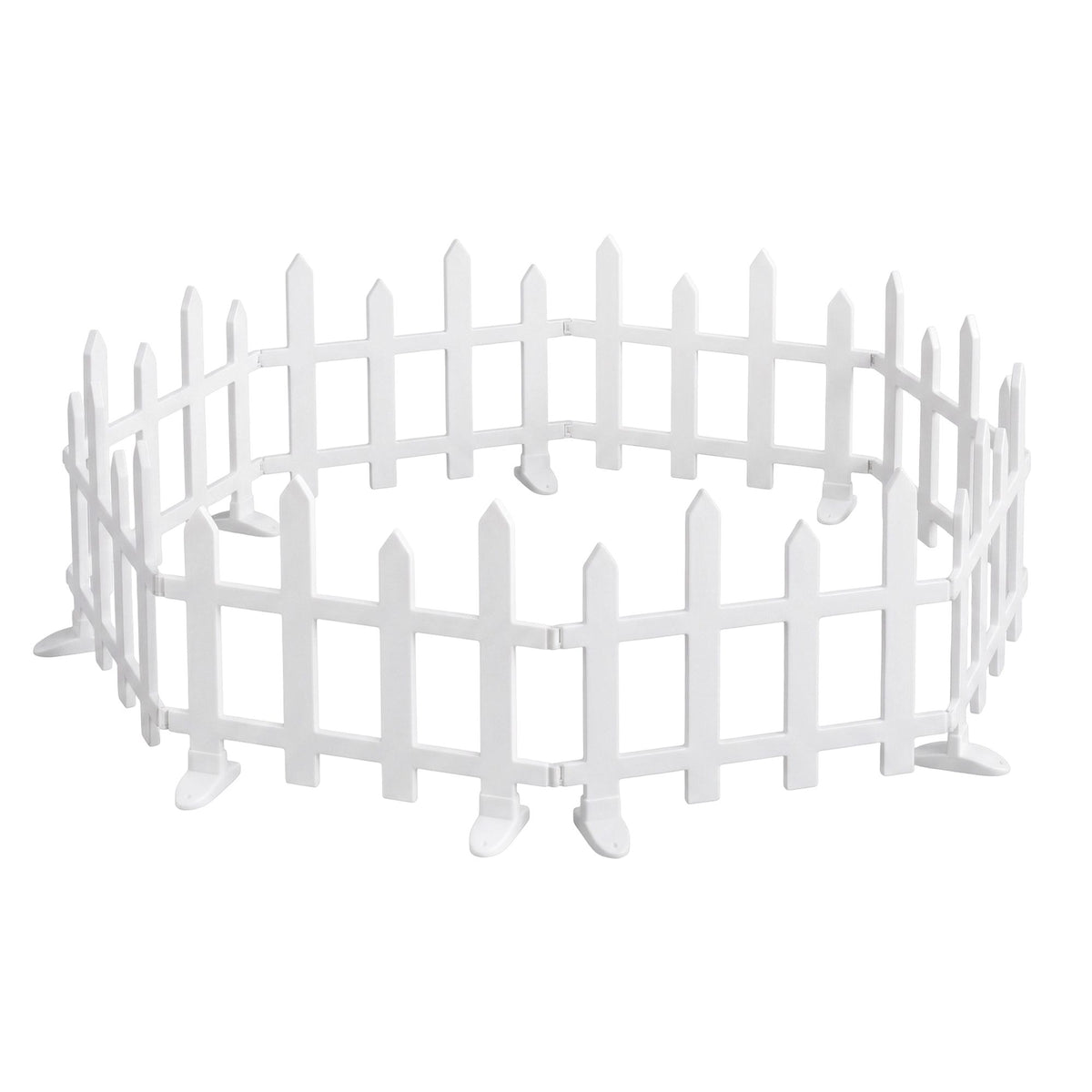 Jingle Jollys 3m Solar Christmas Fence Lights Outdoor Garden Path Decor Warm White 8pc