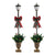 Jingle Jollys Christmas Lights 125cm Lamp Post 50 LED Fairy Light Decorations
