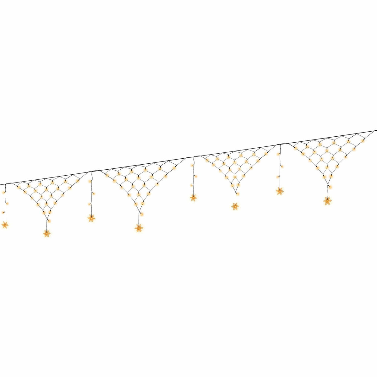 Jingle Jollys Christmas Lights Solar Fairy Lights Warm White Christmas Decorations 4m