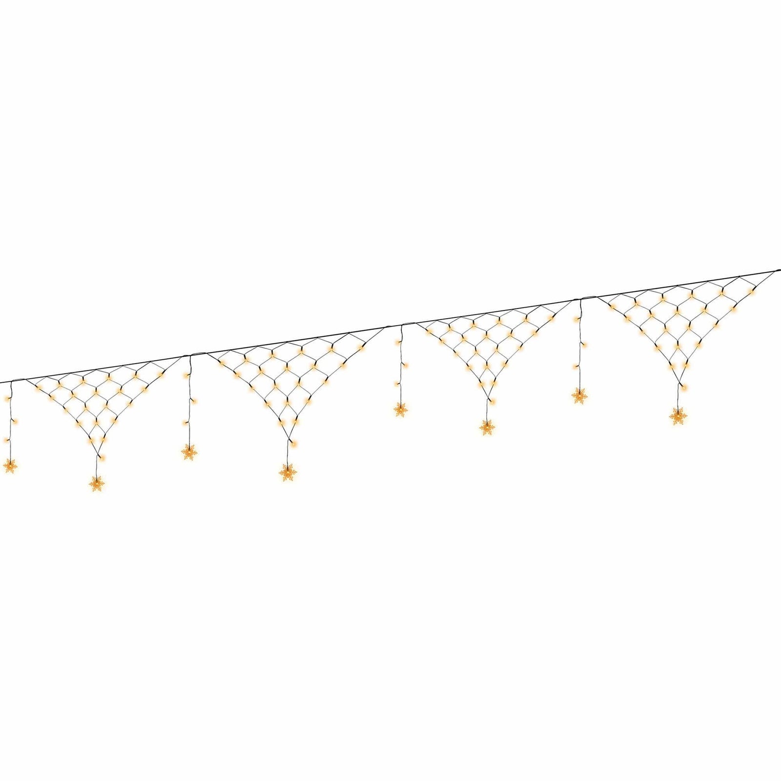 Jingle Jollys Christmas Lights Solar Fairy Lights Warm White Christmas Decorations 4m