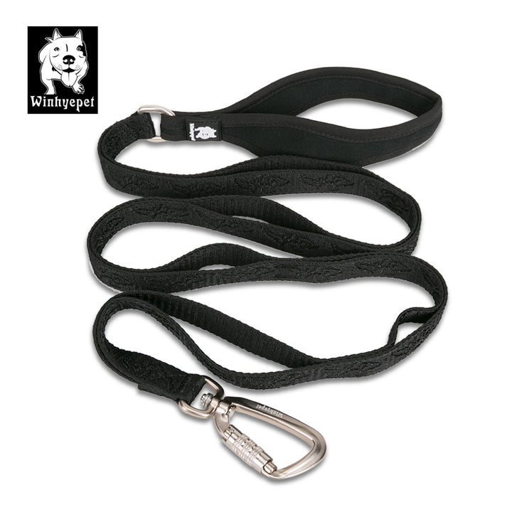 Whinyepet Dog Leash 2cm width and 1.4 m length - Black M-1962324906330951681